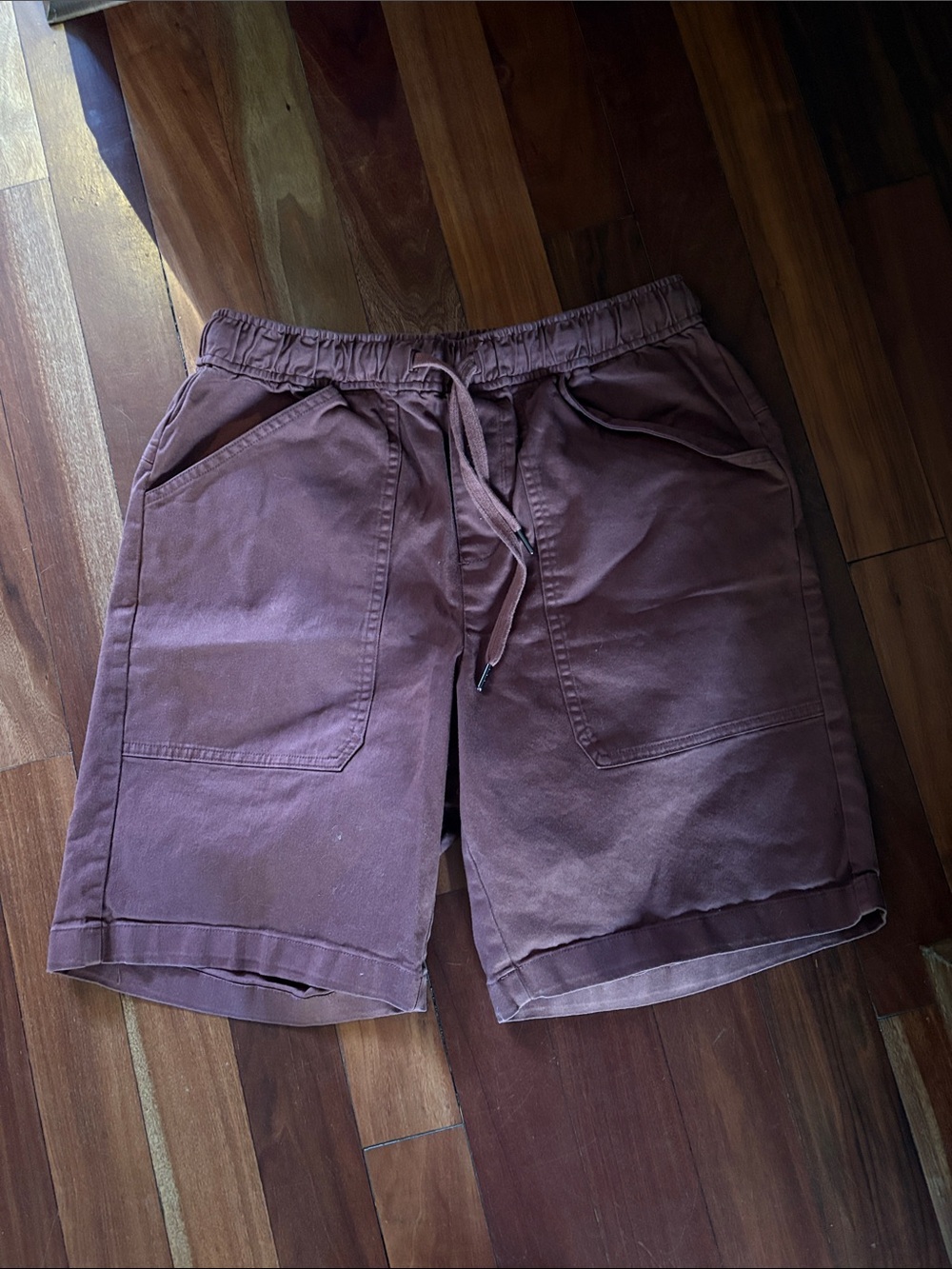 Vince Men's Brown Drawstring Athletic Shorts